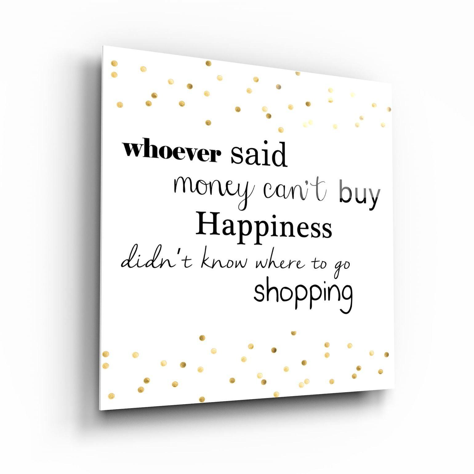 ・"Shopping"・Glass Wall Art - ArtDesigna Glass Printing Wall Art