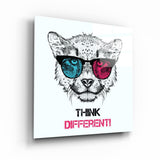 ・"Think Different"・Glass Wall Art
