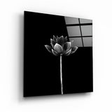 ・"Silent Bloom"・Glass Wall Art