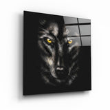 ・"Yellow eyes"・Glass Wall Art