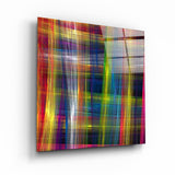 Colorful Silk | Glass Wall Art