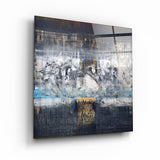Abstractface | Glass Wall Art