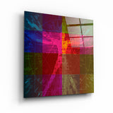 Absctract Colors | Glass Wall Art