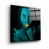 Dreamer Green | Glass Wall Art