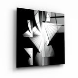 Abstract Building View | Glass Wall Art