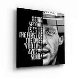・"Ayrton Senna"・Designers Collection Glass Wall Art
