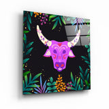 Animal Republic-Wild Cattle | Glass Wall Art