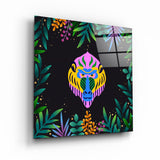 Animal Republic-Baboon | Glass Wall Art