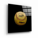 Recolored Designs Baseball | Glass Wall Art