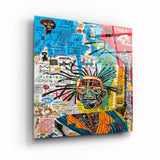 Abstract Weird | Glass Wall Art