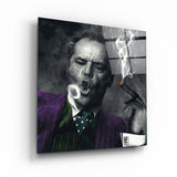 ."Jack in Joker Suits". Designer's Collection Glass Wall Art