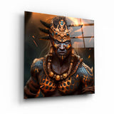 ."Warriors 2". Secret World Collection Glass Wall Art
