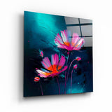 Flowers | Glass Wall Art