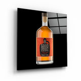 Whiskey Bottle | Glass Wall Art