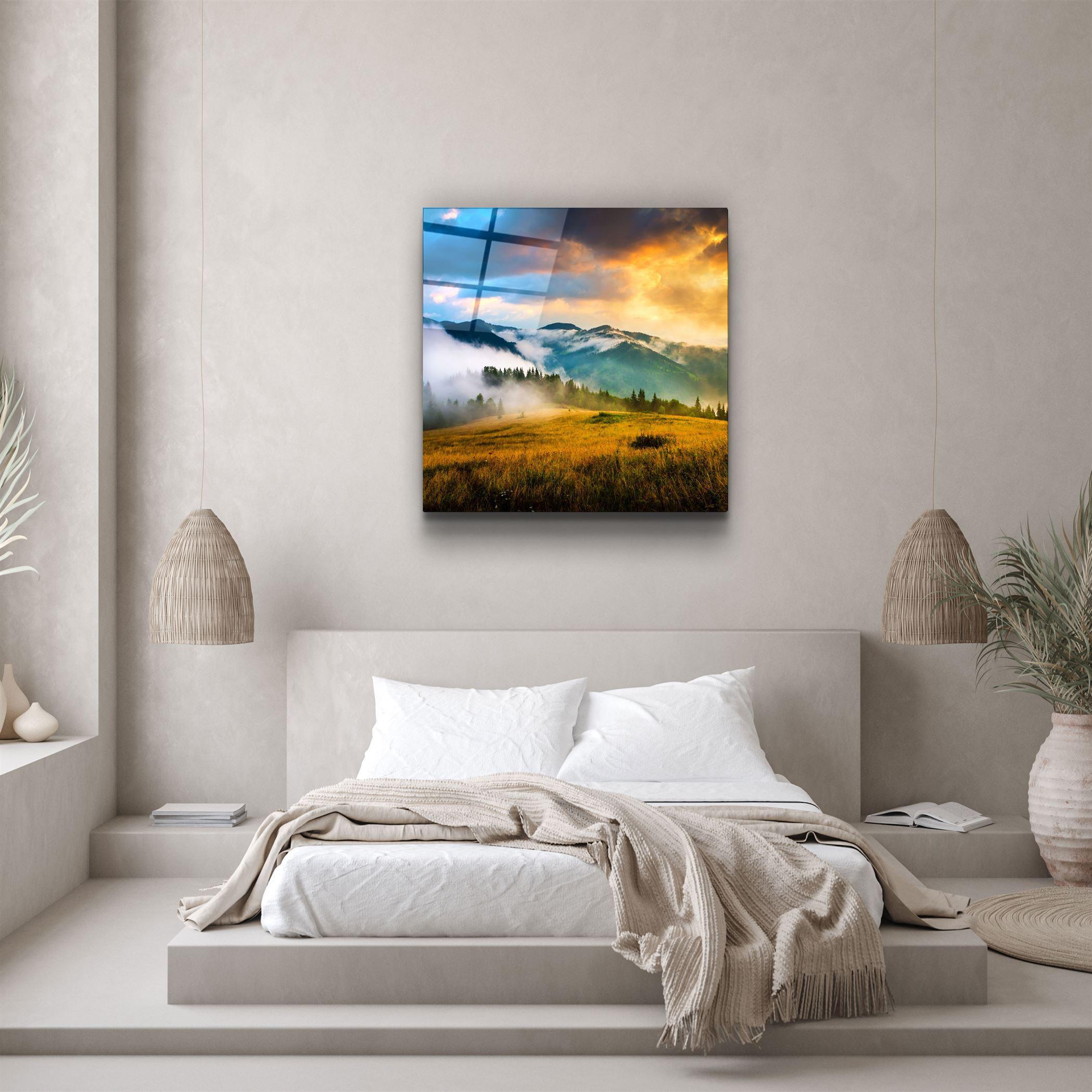 ・"Valley"・Glass Wall Art - ArtDesigna Glass Printing Wall Art
