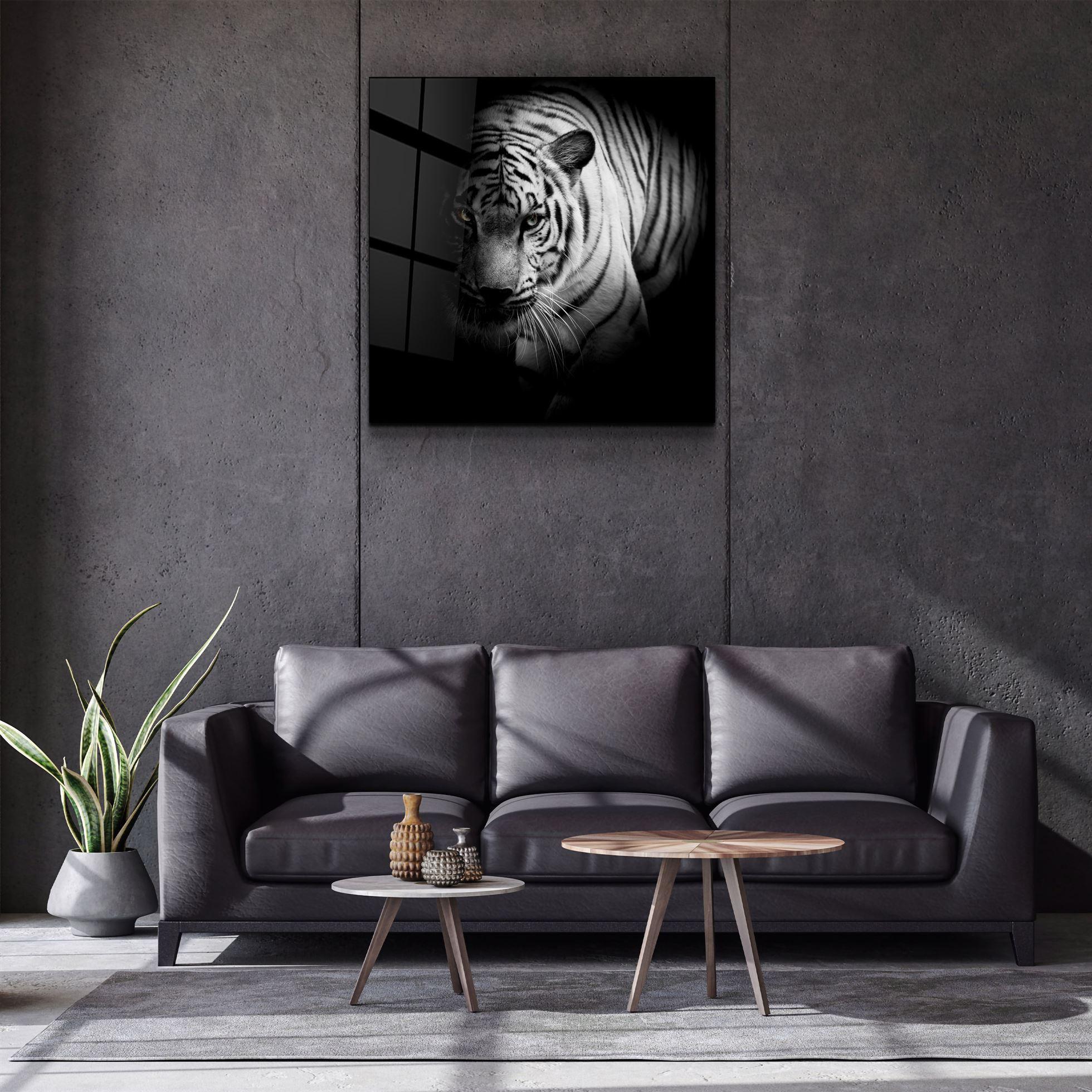 Guardian of the Night | Glass Wall Art - Artdesigna