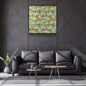 ・"Latino Skulls"・Glass Wall Art - ArtDesigna Glass Printing Wall Art