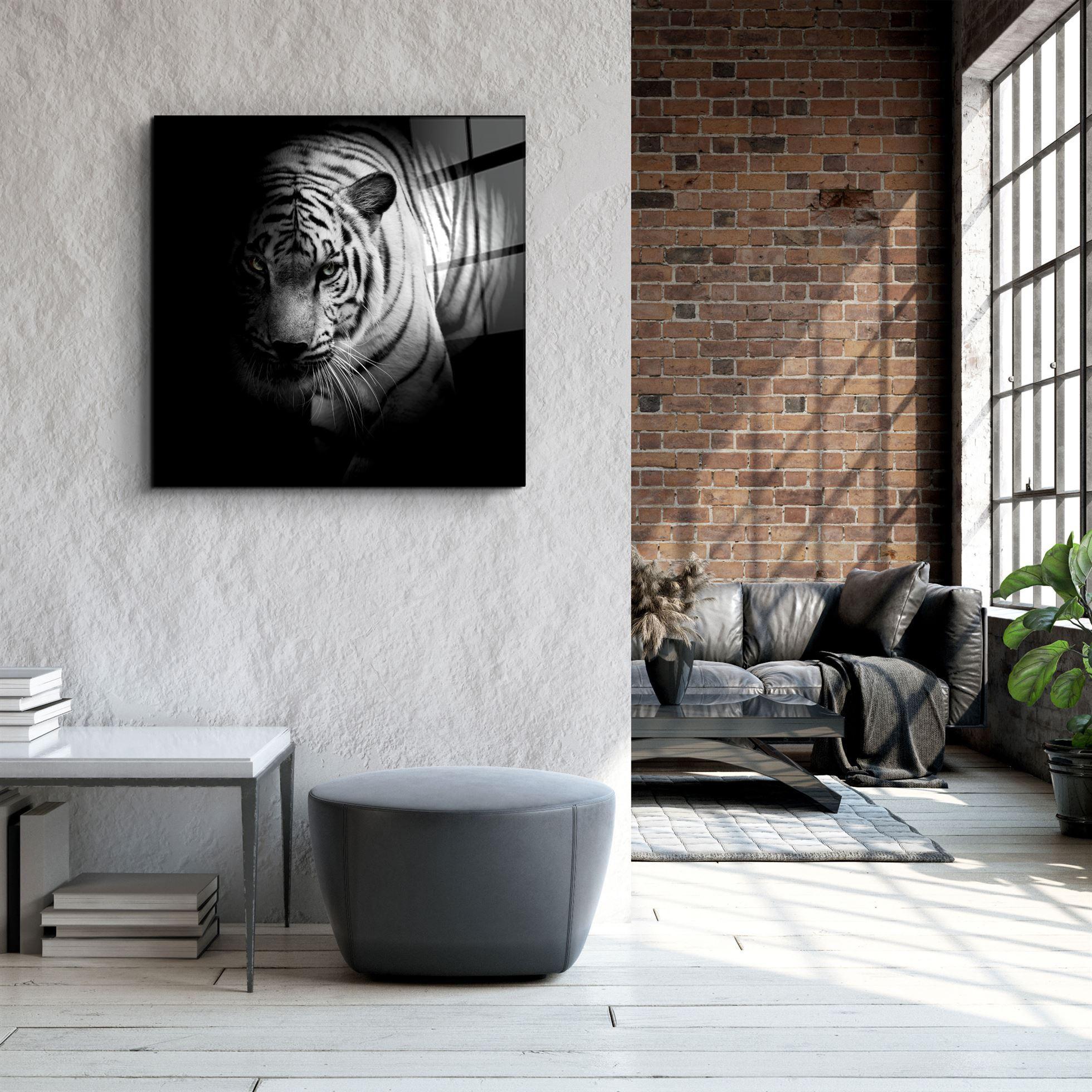 Guardian of the Night | Glass Wall Art - Artdesigna