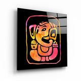 Ganesha Illustration | Glass Wall Art